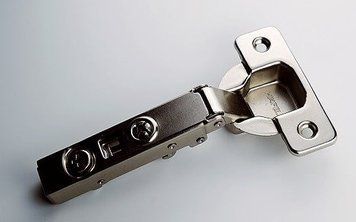 Петля METALLA SM N 110 &deg; без пружини накладна сталь нікельований 45 х 9.5 мм під шуруп 31511301 315.11.301 фото