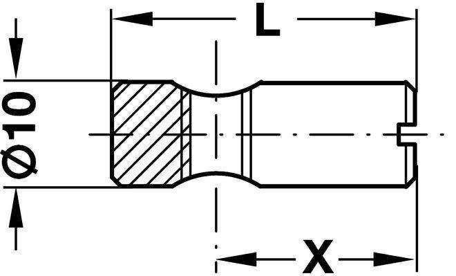 DIY Комплект винт эксцик М6 х 60 мм W4, M6 x 60 мм 4 штуки 492.98.044 фото