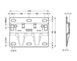 Монтажна планка 807 AS XL для шаф 120 х 90 мм сталева оцинкований 29040992 290.40.992 фото 2