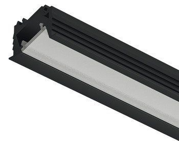 Профиль Loox 5 1106 для светодиодных лент алюминий черный опал 2.5 м 833.94.107 фото