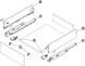 Комплект висувних ящиків Matrix Box Slim A 30 кг 128 х 450 мм з push to open білий 55222764 552.22.764 фото 4