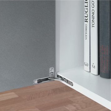 Комплект петель Hafele Salice Air 105 Soft-close (верх + низ) Титановий (329.97.530) 329.97.530 фото