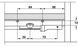 Комплект фурнитуры Slido F-Line42 50B для 3-х дверных полотен толщиной 22-27 мм 400.51.123 фото 2