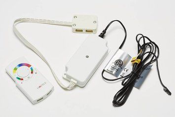 Микшер RGB с пультом дистанционного управления 12V 30W пластиковый белый 833.74.700 фото
