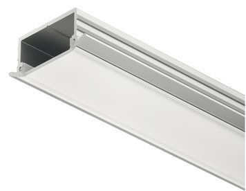 Профиль для лент LED врезной алюминий цвет молочный 2500 мм 833.72.844 фото