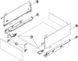 Комплект висувних ящиків Matrix Box Slim A 30 кг 175 х 500 мм з push to open сірий 55223465 552.23.465 фото 4