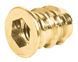 Муфта для ввинчивания Hafele M6/12 x 15 SW6 100 шт (030.10.564) 030.10.564 фото 1