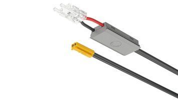 Диммер Hafele Loox5 12 V 2-pin 60 Вт пластик срібний 2м 83395751 833.95.751 фото