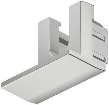 Заглушка для профиля Loox 5 1104 пластик серебряный 833.95.768 фото