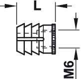 Муфта для вклеювання M4 D10х13 03933033 039.33.033 фото