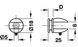 Полкодержатель для стеклянной и деревянной полки Hafele Пеликан 5-7 мм 2 шт (284.01.201) 284.01.201 фото 2