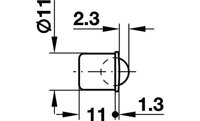 Защіпка кулькова 11,0 мм 24180532 241.80.532 фото