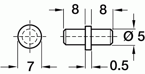 DIY Полицетримач сталь оцинкований 5 х 5 мм 10 штук 48205066 482.05.066 фото