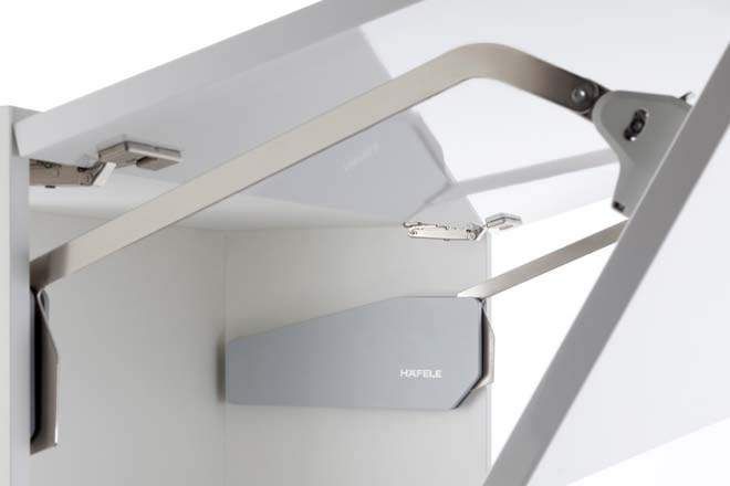 Подъемный механизм фасада Hafele Free Fold 480-530 мм 2.6-5.2 кг комплект (372.37.610) 372.37.610 фото