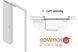 Комплект фурнітури Compack Living 180&deg; F70 лівий 93511222 935.11.222 фото 3