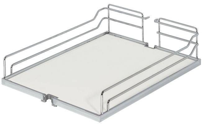 Навесная корзина ARENA Style 550x464x93 мм сталь, хромированная белая 546.75.257 фото