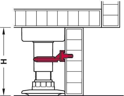 Кліпси до цоколя AXILO під шуруп пластик білий 63738054 637.38.054 фото