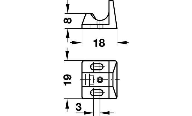 Автоматическая пружина Hafele Quick 1 шт (245.55.913) 245.55.913 фото